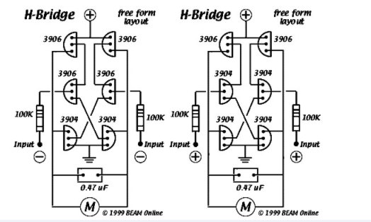 6-Transistor TildenH-Bridge Circuit