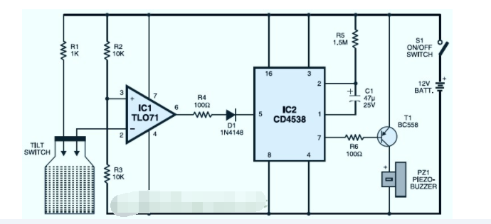 Laptop anti-theft protection circuit