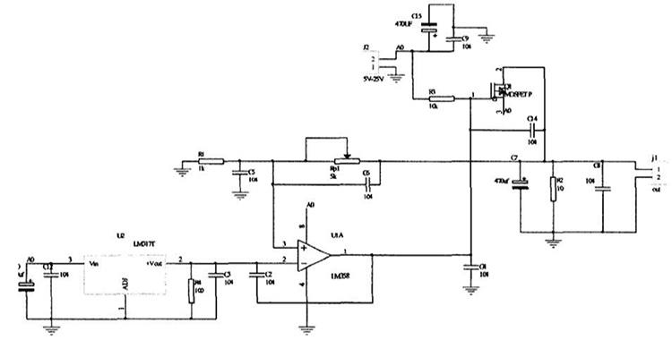 Regulated power supply circuit