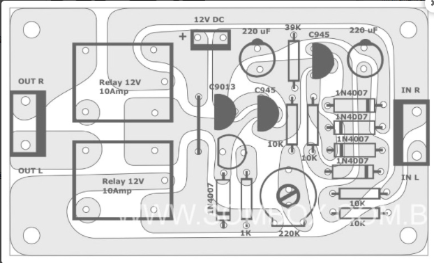 Top PCB design