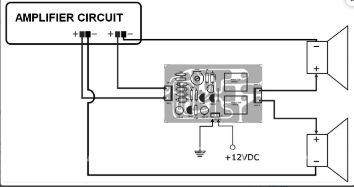 Speaker protection circuit connections