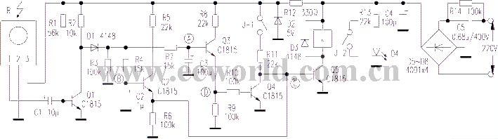 Simple and practical remote control switch circuit