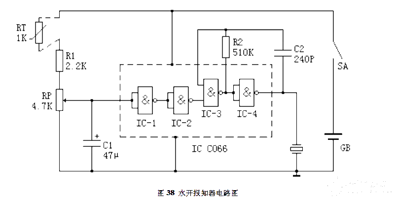 Water boiling alarm circuit design