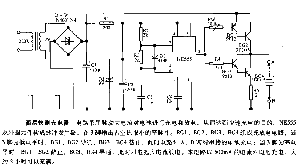 Simple quick charger