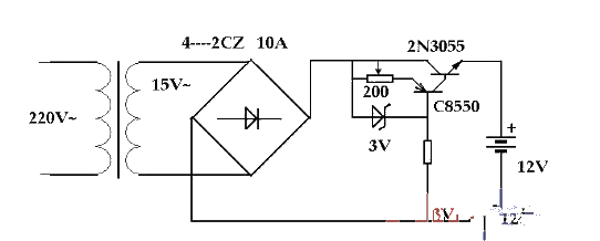 Classic car battery charging circuit diagram