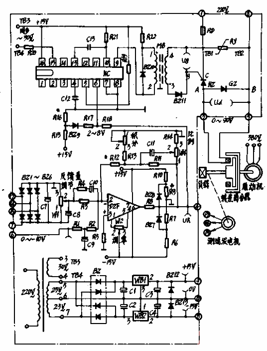 JD1C type electrical schematic circuit