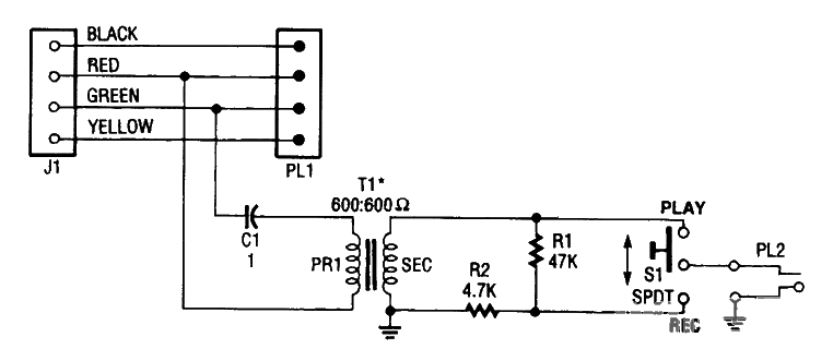 Telephone sound interface circuit