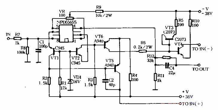 23. Pure<strong>DC</strong><strong>FET</strong><strong>Power amplifier circuit</strong>02.gif