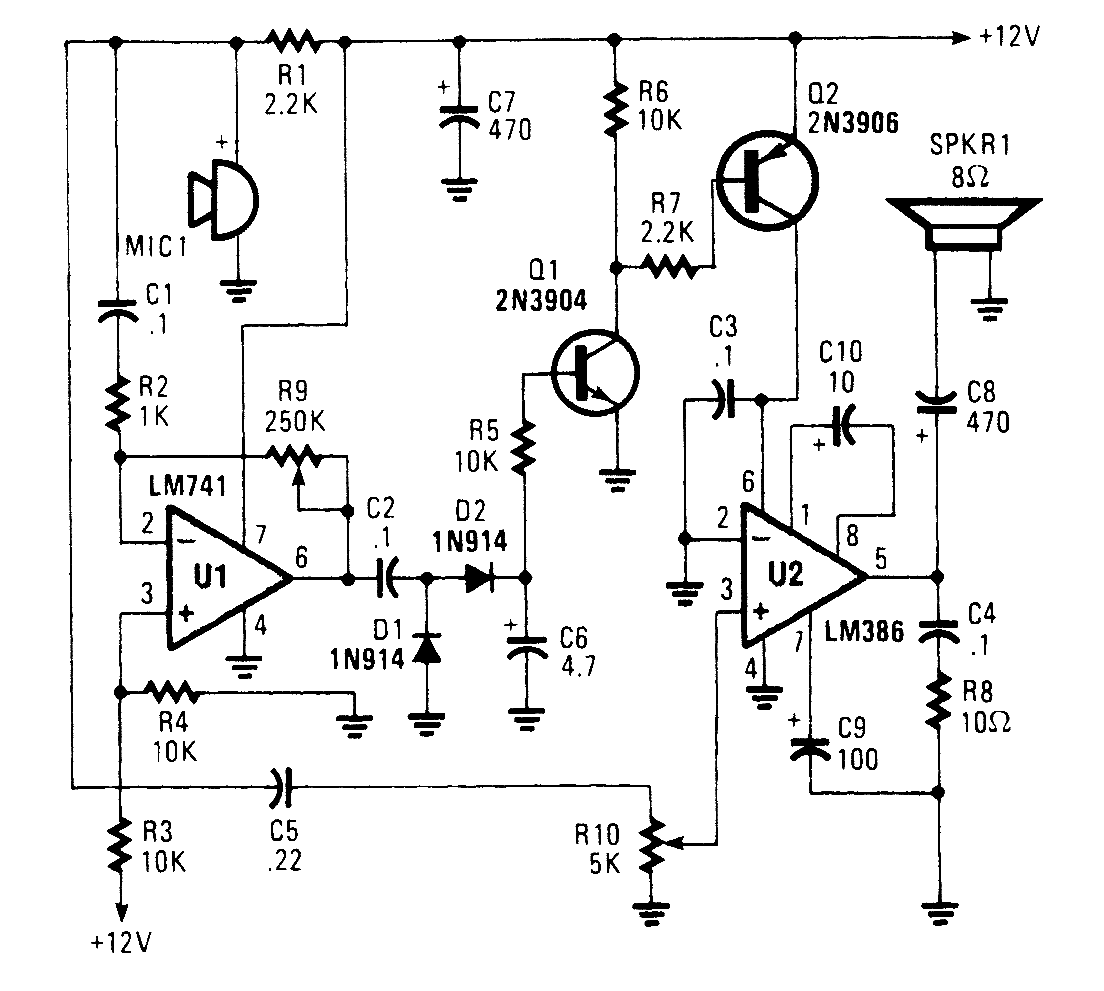 Single Channel Voice Activated<strong>Intercom</strong>Circuit