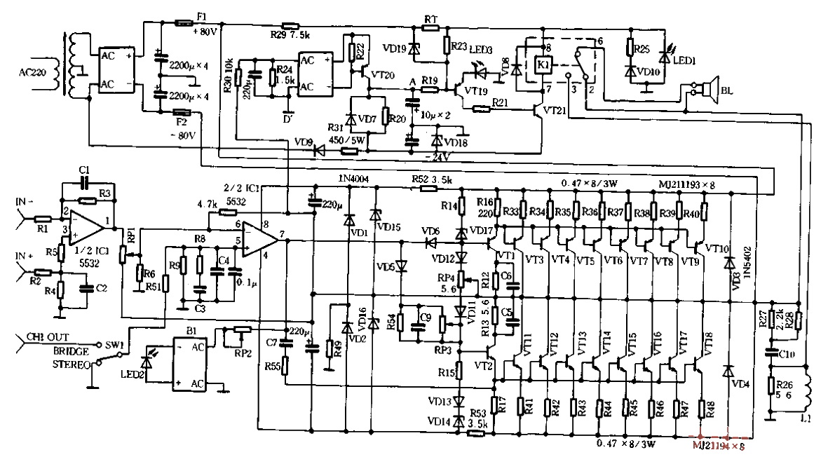 26.QSC1300<strong>Power Amplifier</strong>Principle and Maintenance.gif