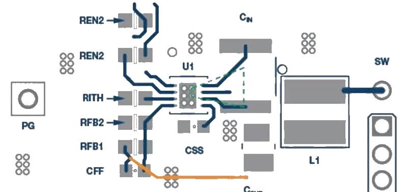 How should the inductor of the switching power supply be placed correctly in PCB design?