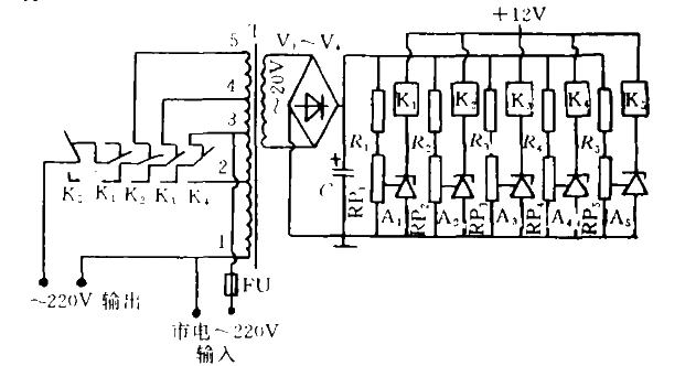 AC electronic voltage regulator using TL431