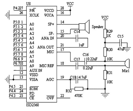 Wearable medical device voice alarm circuit diagram