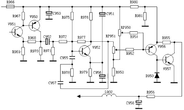 Venus D2918 model pillow calibration circuit diagram