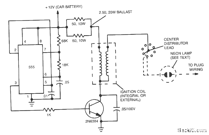 car ignition replacement circuit