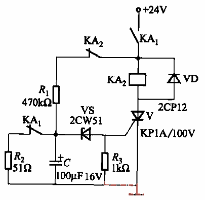 32. One of the <strong>Thyristor</strong> switch-on <strong>Delay circuit</strong>.gif