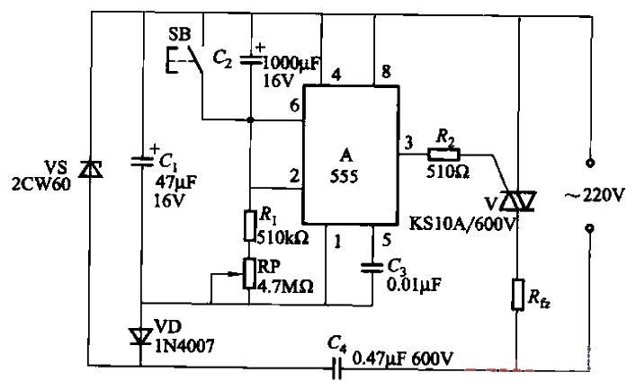 39.<strong>Delay circuit</strong> using 555 time base<strong>Integrated circuit</strong> Part 3.gif