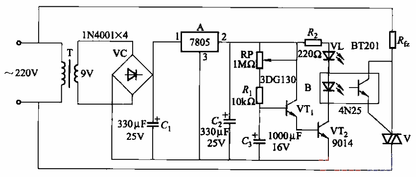 44.<strong>Delay circuit</strong> using <strong>Photocoupler</strong>.gif