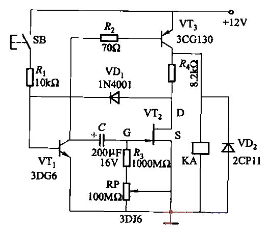 9. Discharge type <strong>time relay</strong> circuit.gif