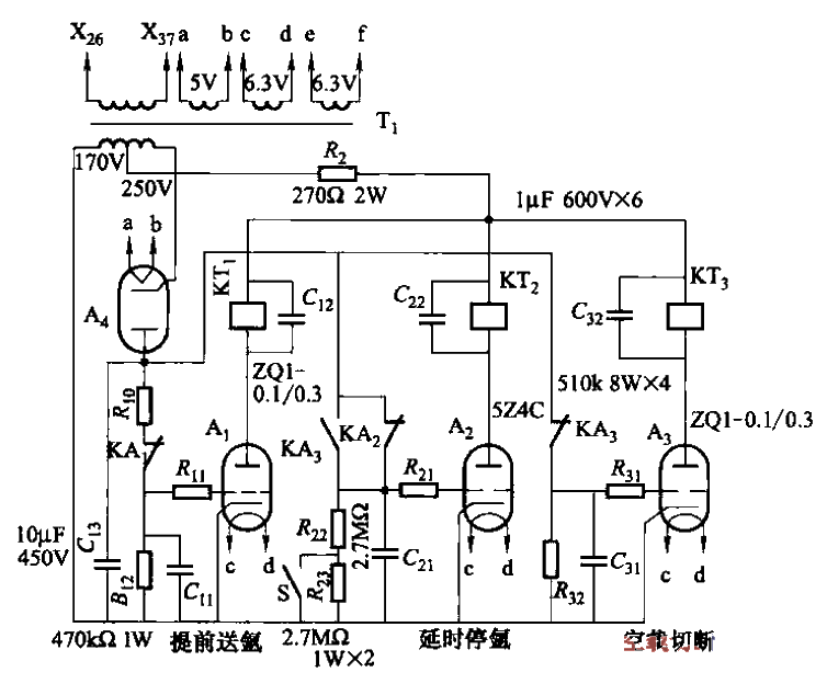 GZ-600 argon arc welding machine circuit-02