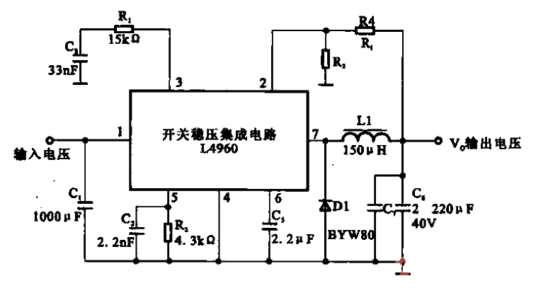 Commonly used power circuits in printers