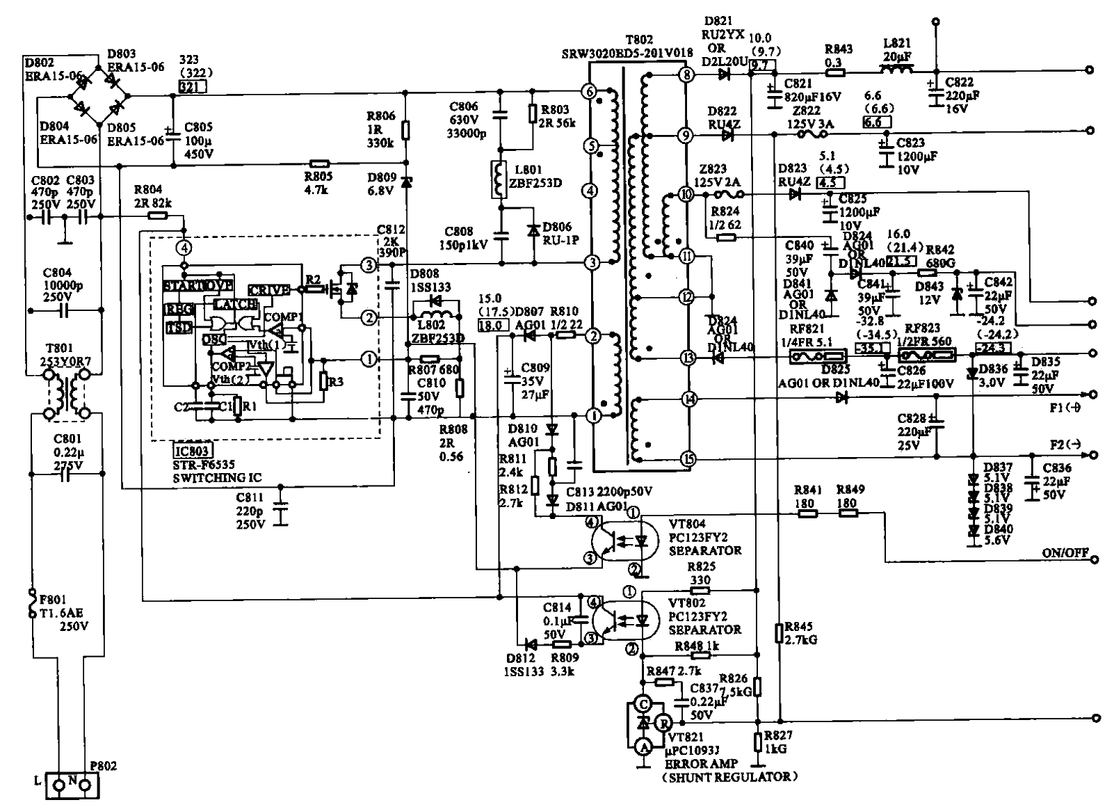 59.<strong>Toshiba</strong>SD-K320<strong>DVD</strong> player switch<strong>stabilized power supply circuit</strong>.gif