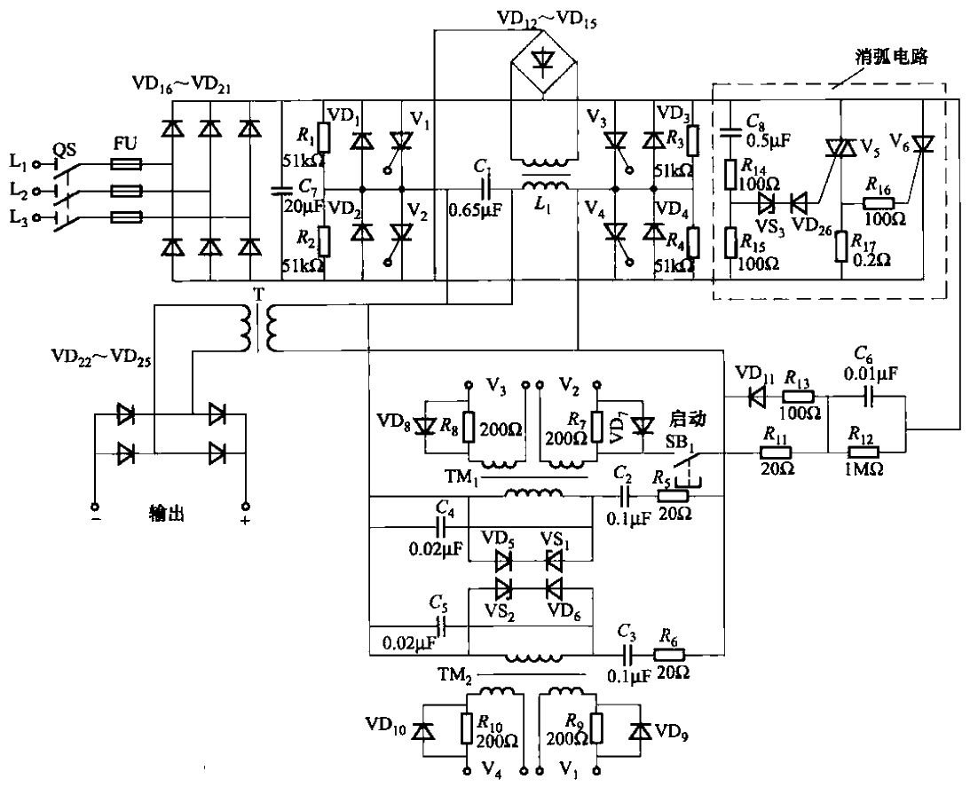 14.<strong>Arc welding machine</strong> circuit using 25kHz<strong>thyristor</strong> inverter.gif