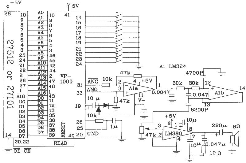 Memory schematic circuit diagram