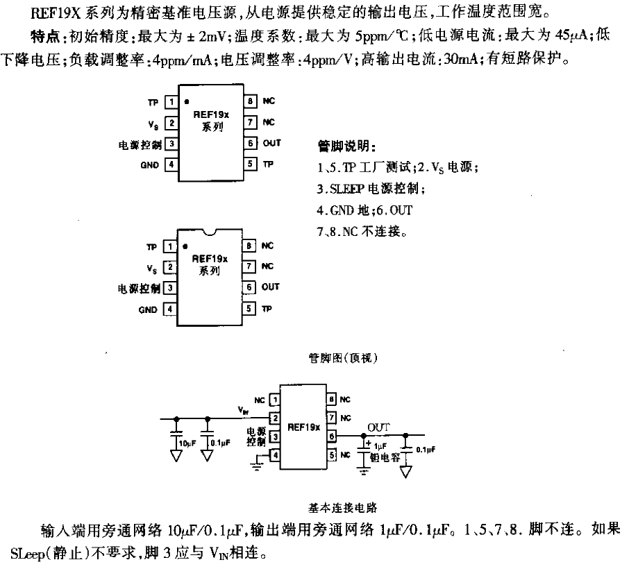 REF19X series micro-power low<strong>output voltage</strong> precision reference source.gif