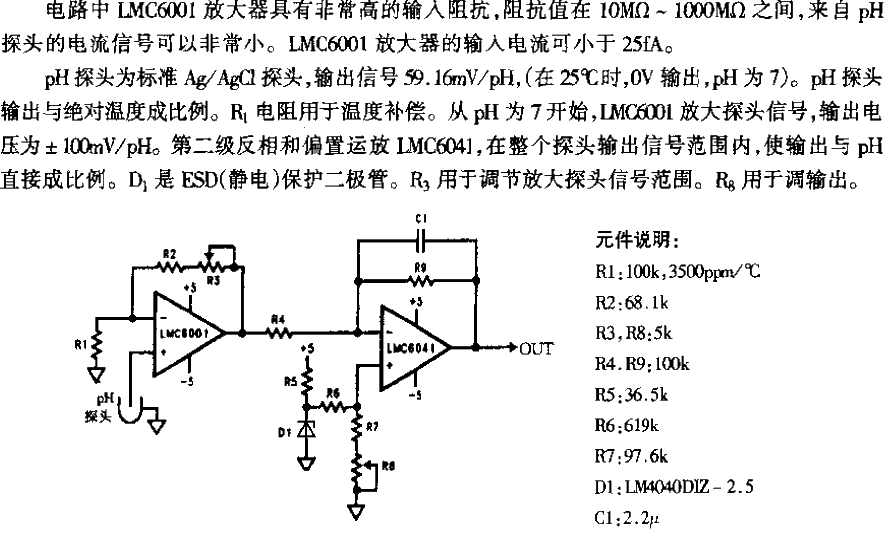 pH probe<strong>Amplification circuit</strong>.gif