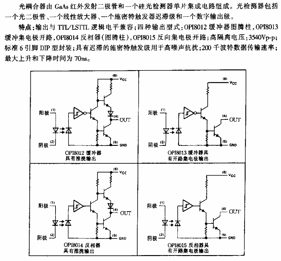 OPI8012 to OP8015 type<strong>Optocoupler</strong>/Opto<strong>Isolator</strong><strong>Circuit</strong>.gif