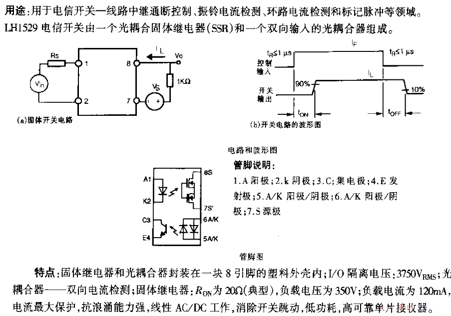 <strong>LH</strong>1529<strong>Optical Coupling</strong><strong>Communication</strong><strong>Switching Circuit</strong>.gif