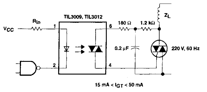 <strong>Triac circuit</strong> with non-sensitive gate<strong>Inductive load</strong>.gif