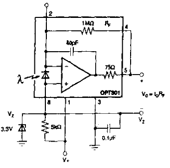 <strong>Light Detection</strong><strong>Single Power Supply</strong>Working<strong>Circuit</strong>.gif