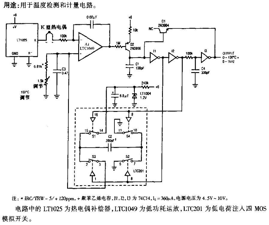 <strong>Thermocouple</strong><strong>Temperature</strong>／<strong>Frequency Conversion</strong>Circuit 02.gif