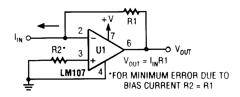 <strong>Current</strong>/<strong>Voltage Converter</strong><strong>Circuit Diagram</strong>