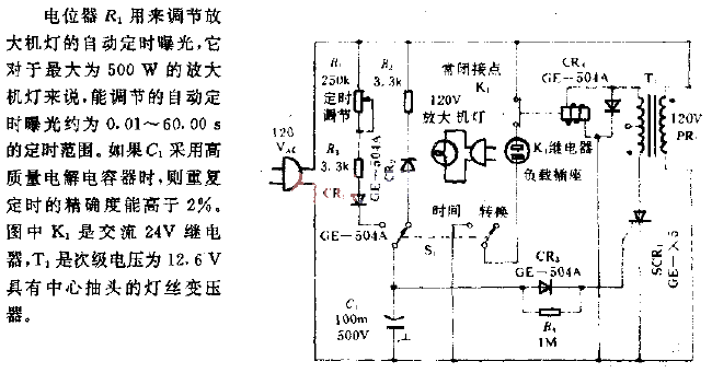 The exposure<strong>photoelectric</strong> path of the magnifying machine lamp.gif