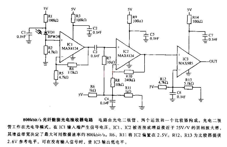 800Kbit-s<strong>Optical Data</strong><strong>Photoelectric Receiver</strong><strong>Circuit</strong>.gif