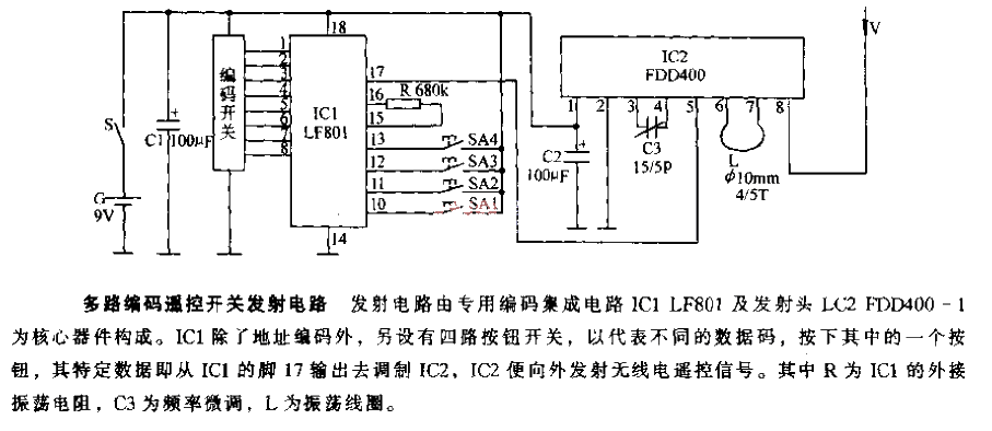 Multi-channel<strong>Encoding</strong><strong>Remote control switch</strong><strong>Transmitting circuit</strong>.gif