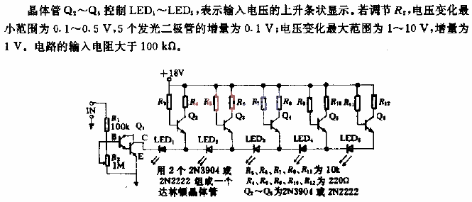 Bar graphic display circuit