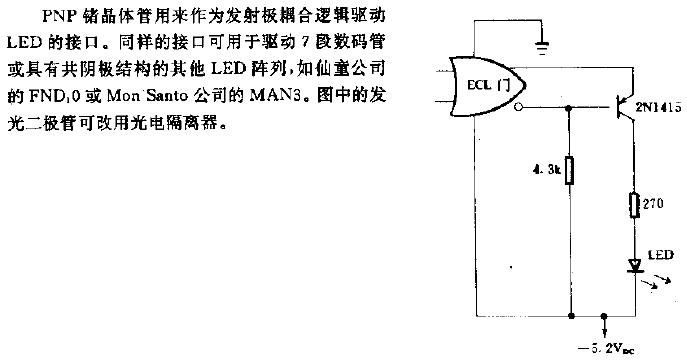 <strong>Interface circuit</strong> from ECL to <strong>LED</strong>.gif