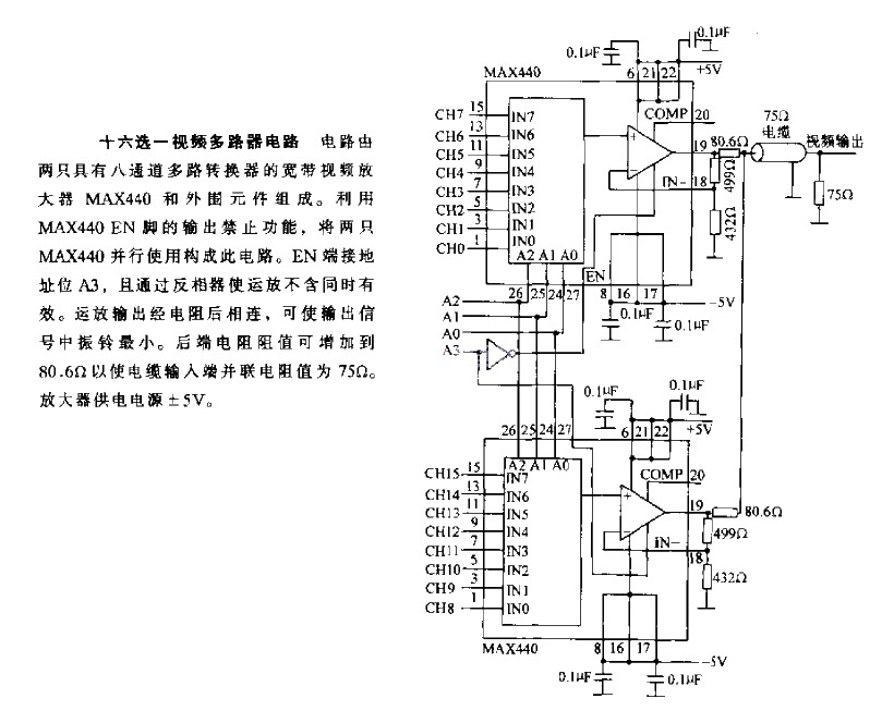 Sixteen-select one video multiplexer<strong>circuit</strong>.gif