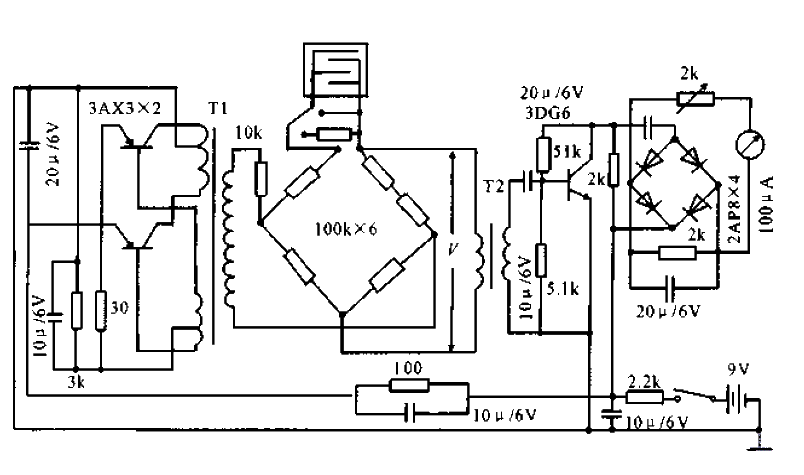 Lithium chloride humidity sensor bridge circuit