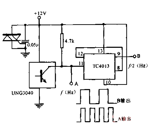 Hall element frequency dividing circuit