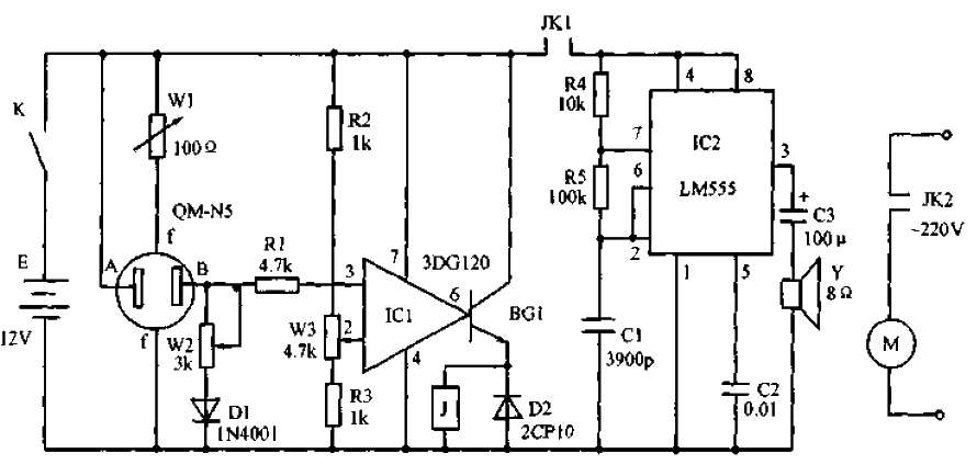 <strong>Exhaust Fan</strong> with QM-N5<strong>Gas Sensor</strong>Air Control<strong>Alarm</strong>.gif