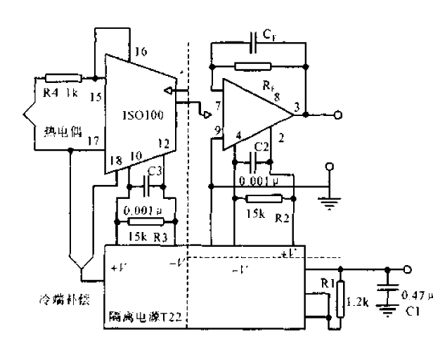 Thermocouple Isolation Amplifier