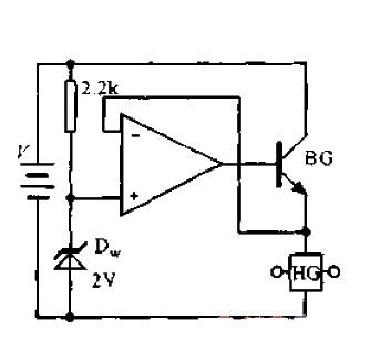 Constant voltage<strong>drive circuit</strong> using<strong>op amp</strong>.gif