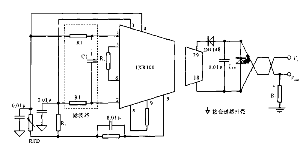 <strong>Isolated</strong><strong>Platinum Resistor</strong><strong>Temperature Transmitter</strong><strong>Circuit</strong>.gif