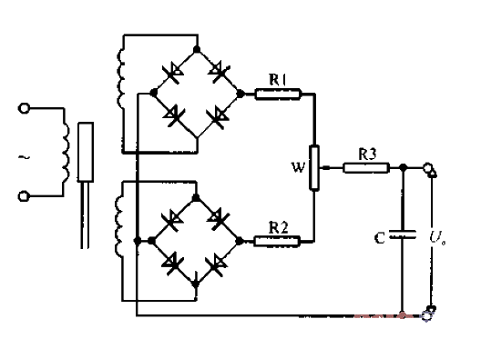 <strong>Differential transformer</strong><strong>Displacement sensor</strong> circuit.gif