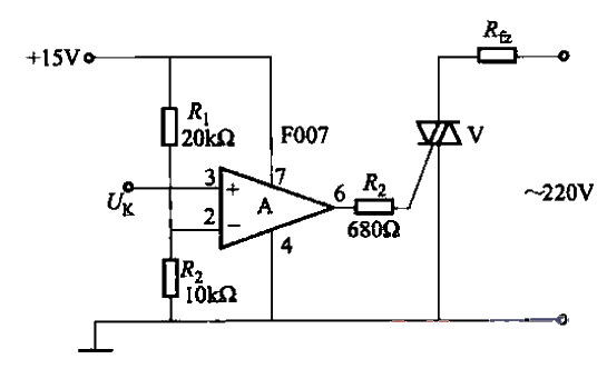 13.<strong>Interface circuit of <strong>Thyristor</strong> and <strong>Operation amplifier</strong>.gif